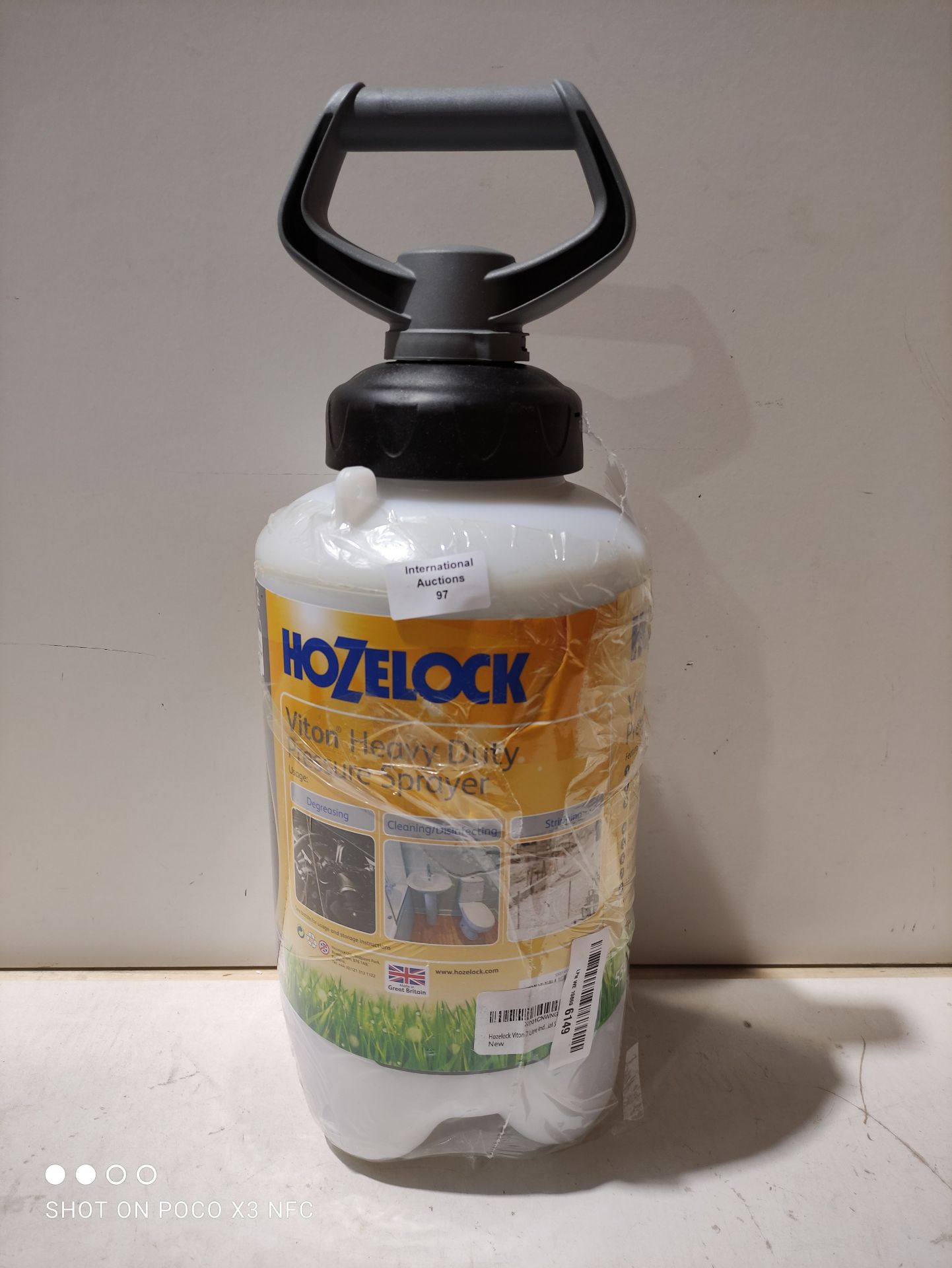 RRP £44.99 Hozelock Viton 7 Litre Industrial Sprayer (max fill* 5L) - Image 2 of 2