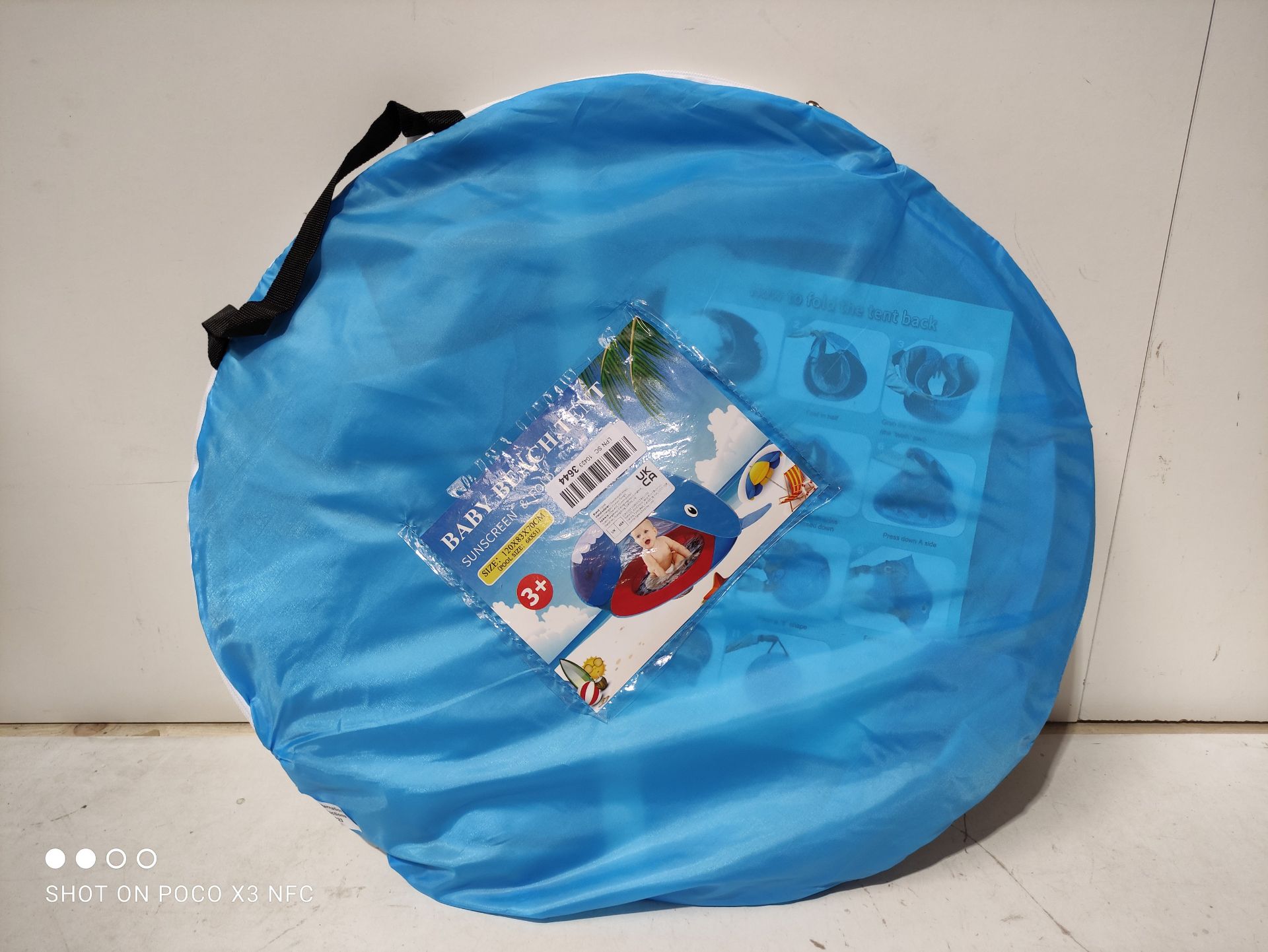 RRP £17.46 Opret Pop Up Baby Beach Tent - Image 2 of 2