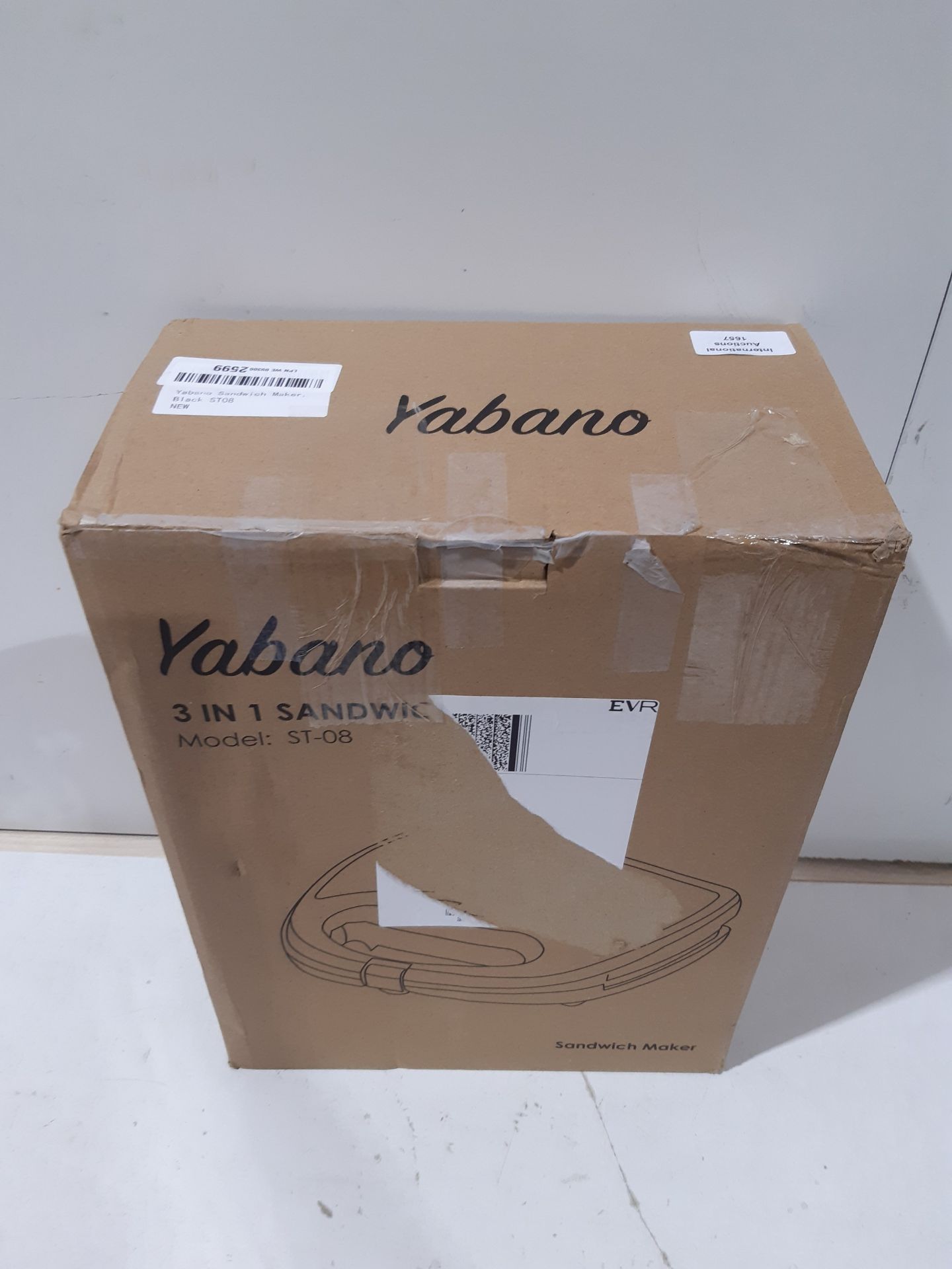 RRP £29.99 Yabano Sandwiches Toaster 3 in 1 Toastie Makers Waffle - Image 2 of 2