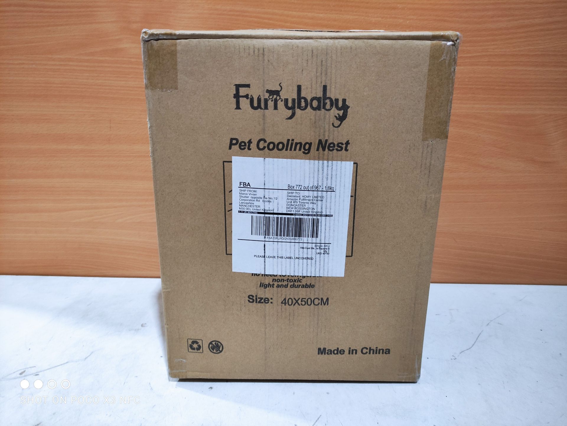 RRP £27.19 Furrybaby Dog Cooling Mat - Image 2 of 2