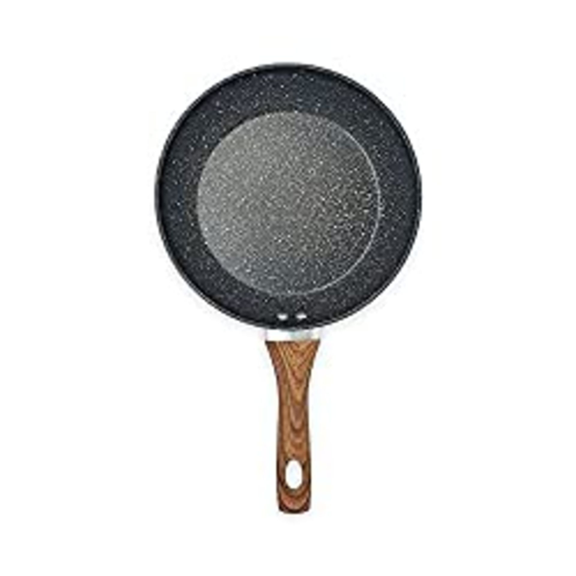 RRP £18.98 Non-Stick Copper Frying Pan with Wooden Handles | Suitable for Induction
