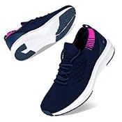 RRP £30.34 Womens Trainers Lightweight Walking Sneakers Road Running