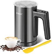 RRP £19.99 YISSVIC Milk Frother Electric Milk Steamer 300ml Automatic