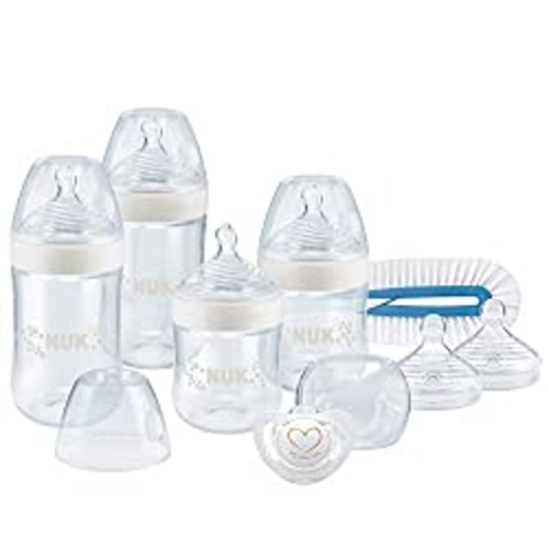 RRP £14.99 NUK Nature Sense Perfect Start Baby Bottle Set
