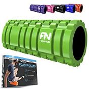 RRP £12.98 Fit Nation Foam Roller for Muscle Massage with Exercise Book