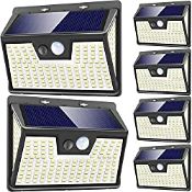 RRP £35.99 [6Pack] 178LED Outdoor Solar Lights