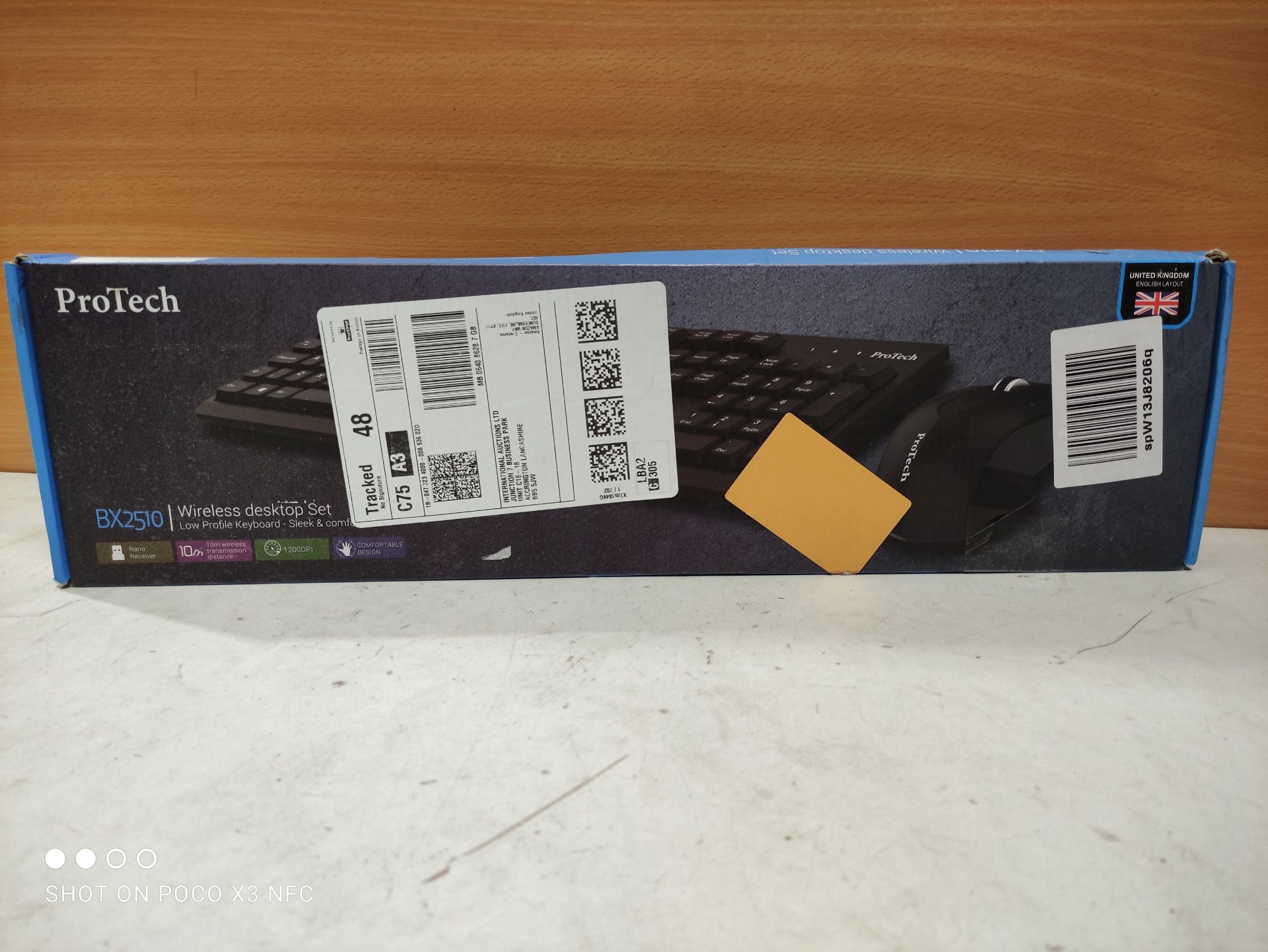 RRP £15.98 ProTech Multimedia Wireless USB Keyboard & Mouse Combo - Image 2 of 2