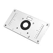 RRP £26.26 235 * 120 * 8mm Aluminum Router Table Insert Plate