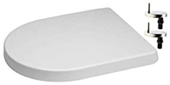 RRP £20.00 AAN D-Shape Toilet Seat with Mute or Slow-Close Toilet