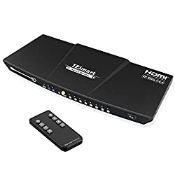 RRP £109.90 TESmart 2x8 HDMI Splitter Switch 2 In 8 Out HDMI Switch 4K@60Hz