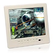 RRP £59.99 BW 8" inch LCD Color CCTV Monitor with VGA BNC AV Port