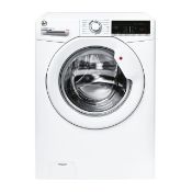 RRP £319.00 HOOVER H-WASH 300 LITE 1400 KG MODE 8KG ONE TOUCH WASHING MACHINE WHITE MODEL: H3W 48TE/