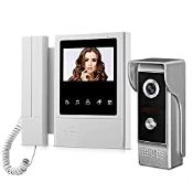 RRP £74.64 HFeng 4.3'' TFT Color Wired Video Intercom Door Phone