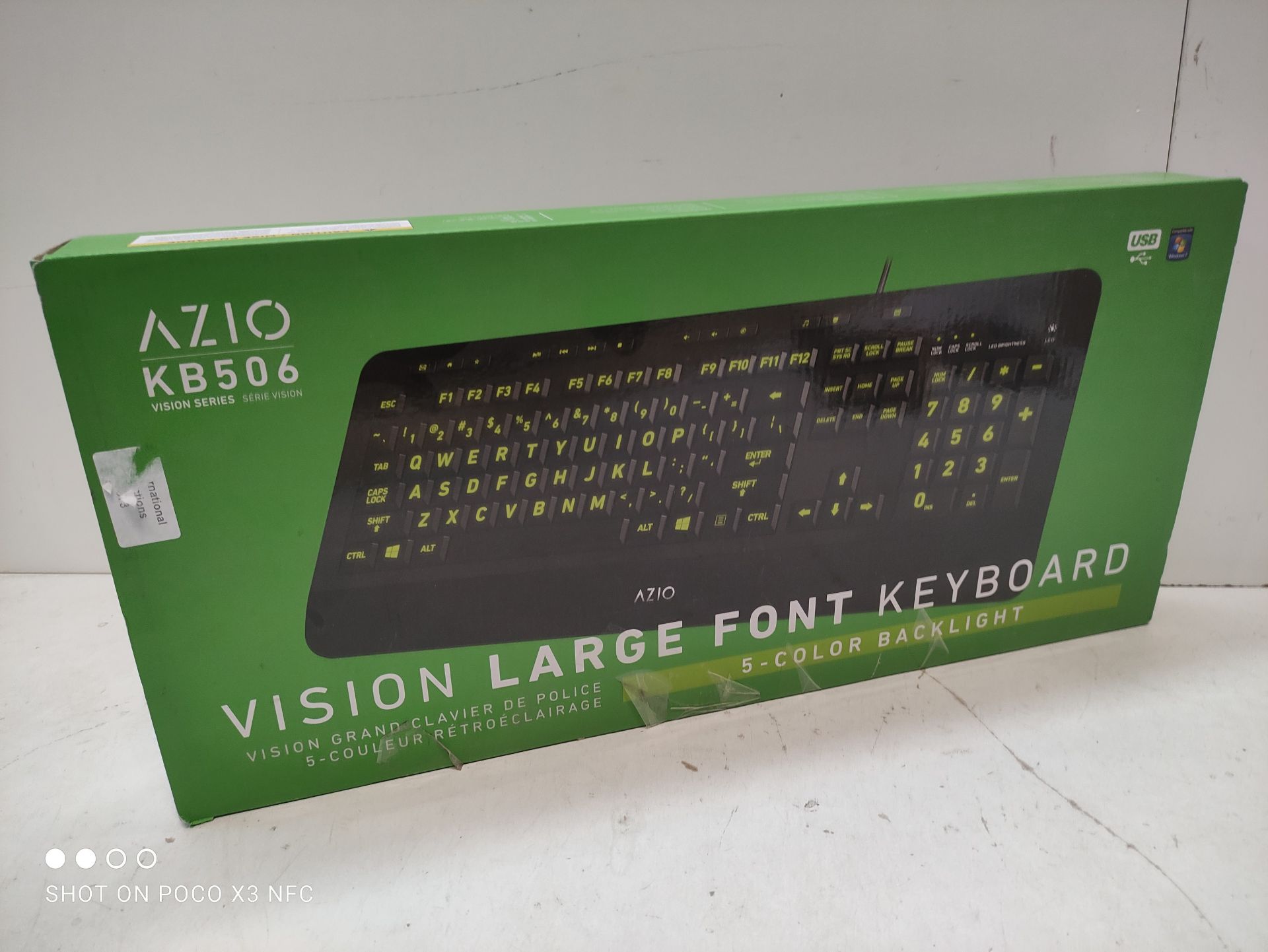 RRP £28.45 Large Print Computer Keyboard - Image 2 of 2