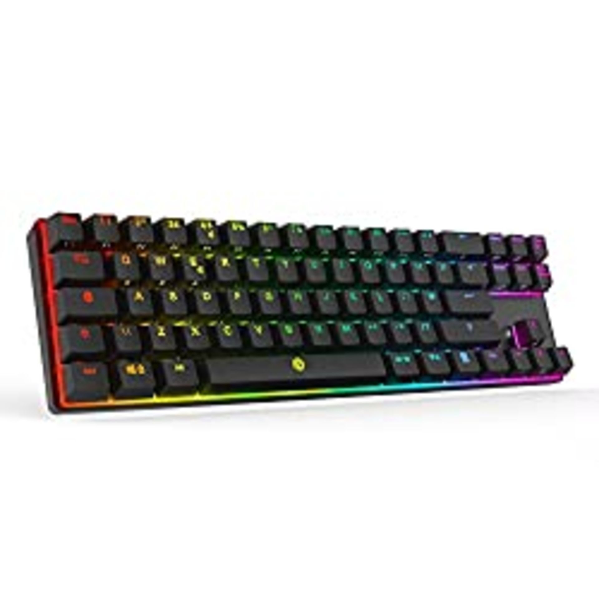 RRP £37.08 DREVO Calibur 72 Key Gaming Mechanical Keyboard RGB