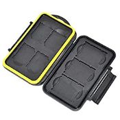 RRP £10.99 JJC Sturdy and Rigid Memory Card Storage Case fits