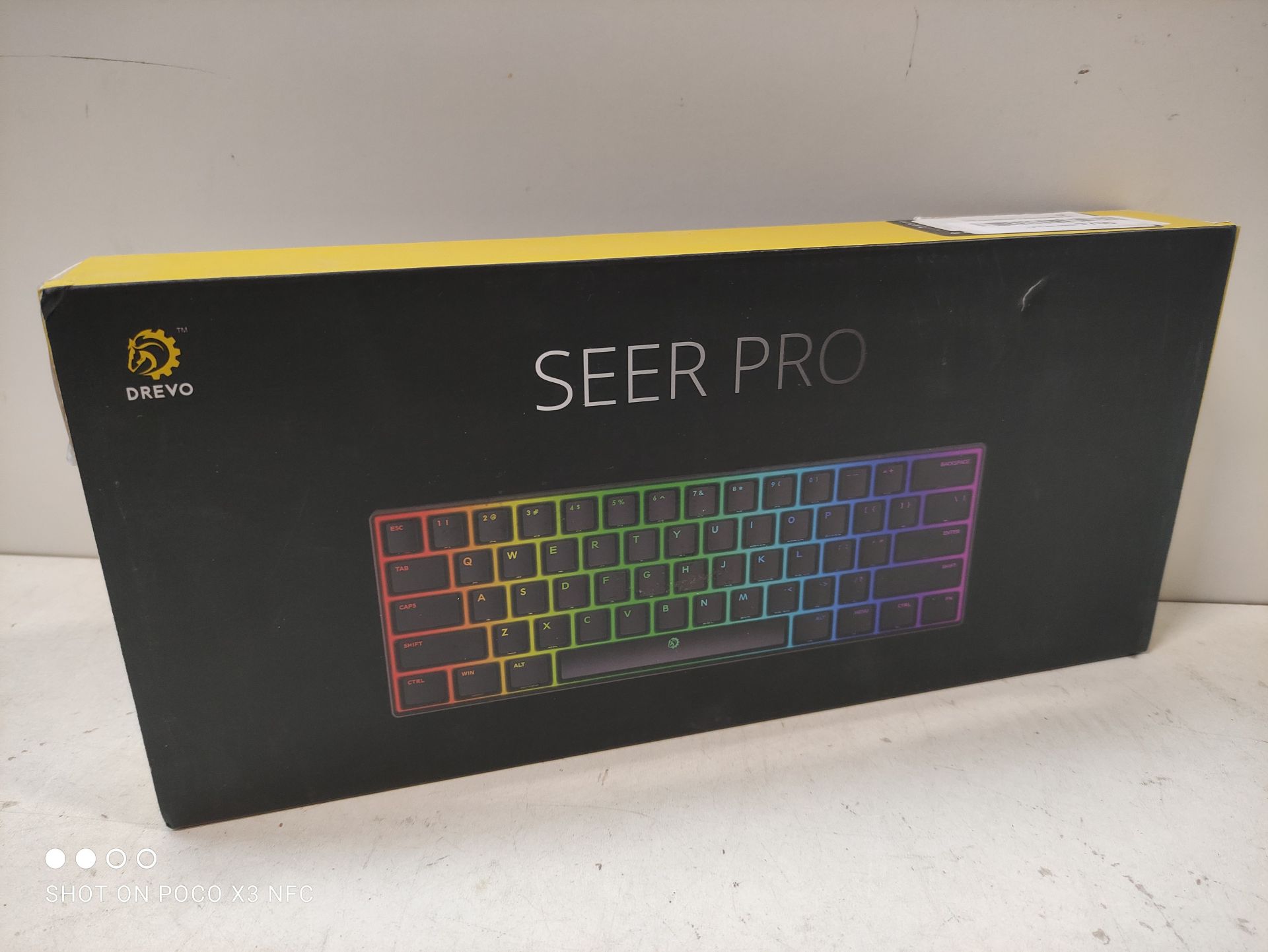 RRP £56.32 DREVO Seer PRO 60% Wireless Bluetooth 5.1/ USB C RGB - Image 2 of 2