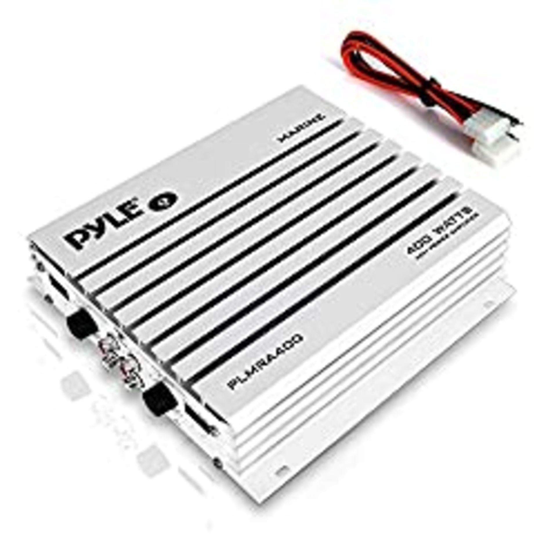 RRP £56.00 Pyle PLMRA400 400W 4 Channel Waterproof Marine Amplifier