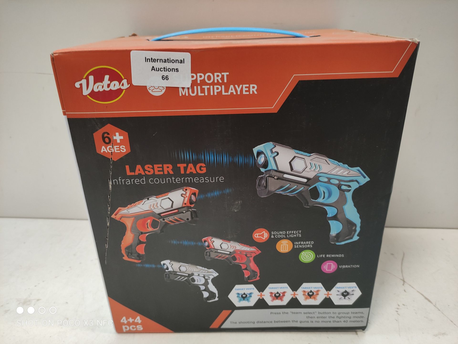 RRP £80.99 VATOS Infrared Laser Tag Set with Vests - Image 2 of 2