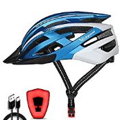 RRP £25.99 Victgoal Bike Helmet with Safety USB Rechargeable LED