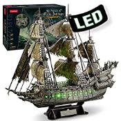 RRP £37.68 CubicFun LED Pirates of the Caribbean Flying Dutchman