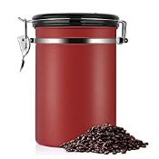 RRP £26.98 Coffee Cans Stainless Steel Sealed Food Cans Black