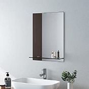 RRP £57.98 EMKE Bathroom Mirror with Shelf
