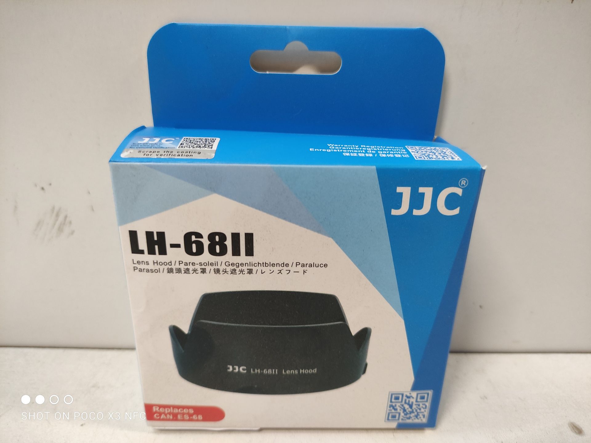 RRP £9.28 JJC LH-68II Flower Shape Lens Hood for Canon EF 50 mm F/1.8 STM Lens - Image 2 of 2