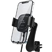 RRP £49.99 Sinjimoru Automatic Clamping Wireless Car Charger Mount