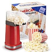 RRP £26.95 Sensio Home Popcorn Maker 1200W | Gourmet Popcorn Machine