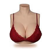 RRP £179.00 GORGEOVA Silicone Gel Filled Breastplate C-H Cup Crossdresser