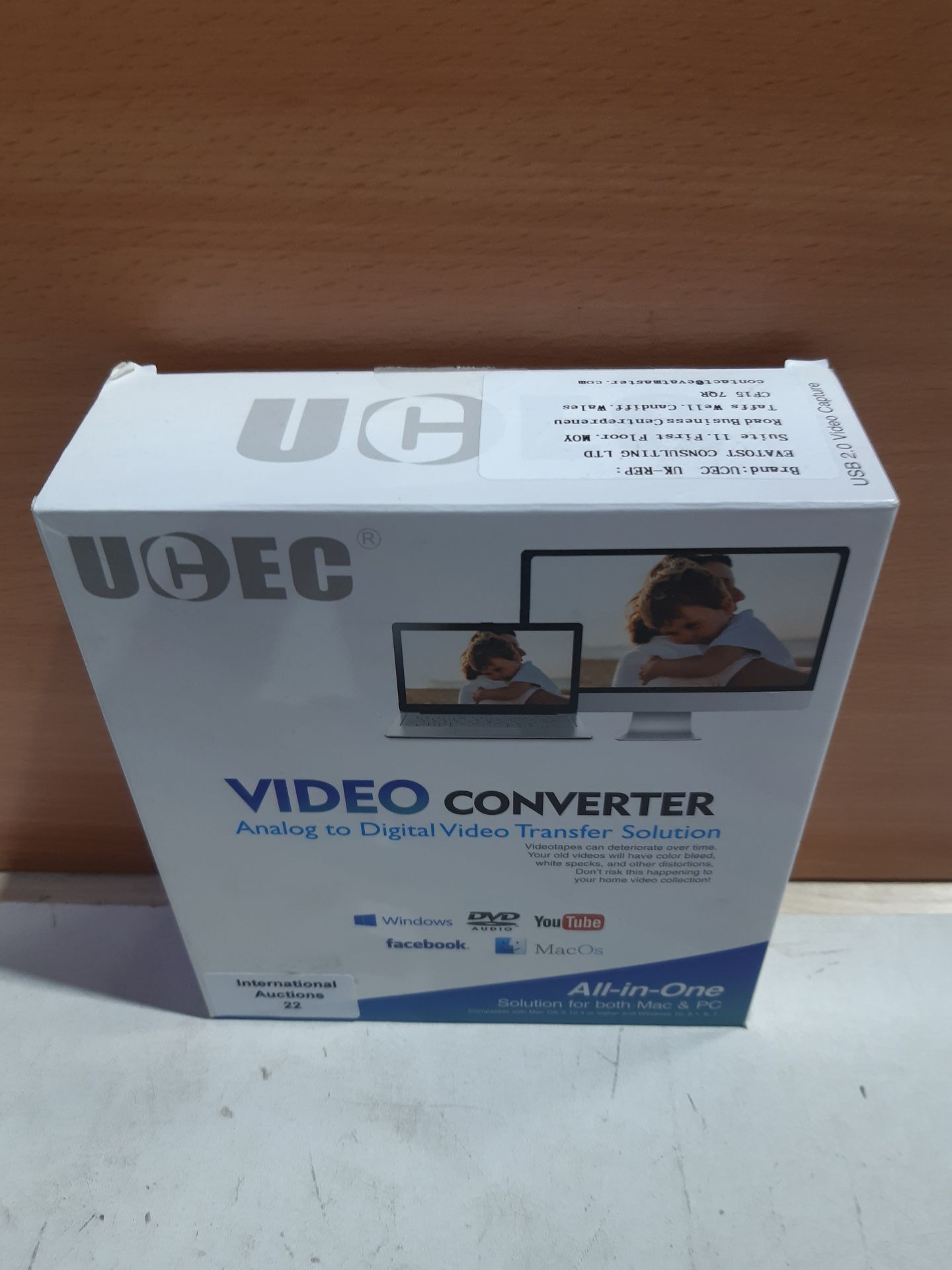 RRP £18.31 UCEC VHS to Digital Converter - Image 2 of 2