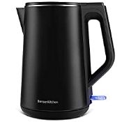 RRP £25.99 BonsenKitchen Stainless Steel Electric Kettle
