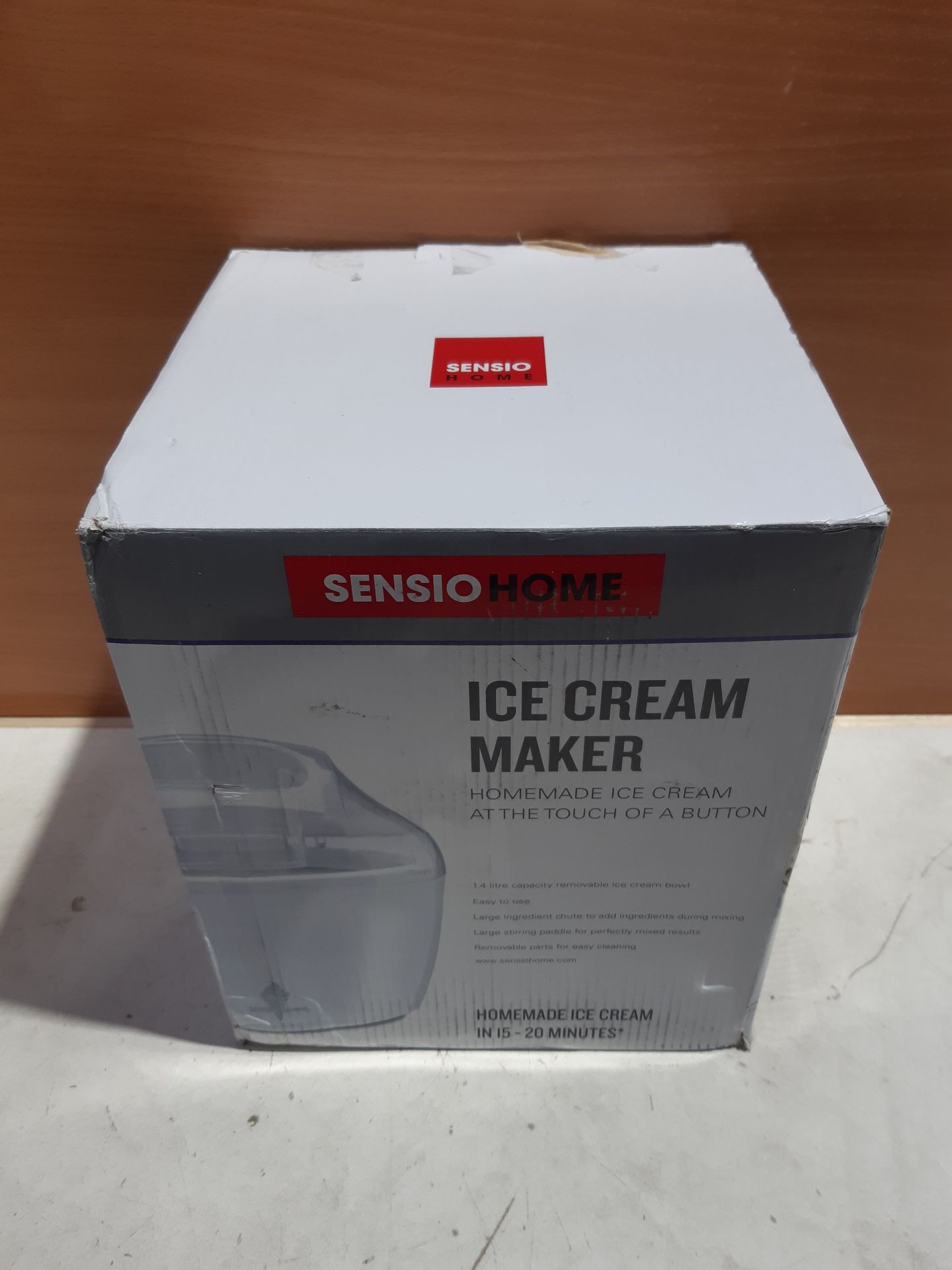 RRP £29.95 Sensio Home Ice Cream Maker Machine - Image 2 of 2