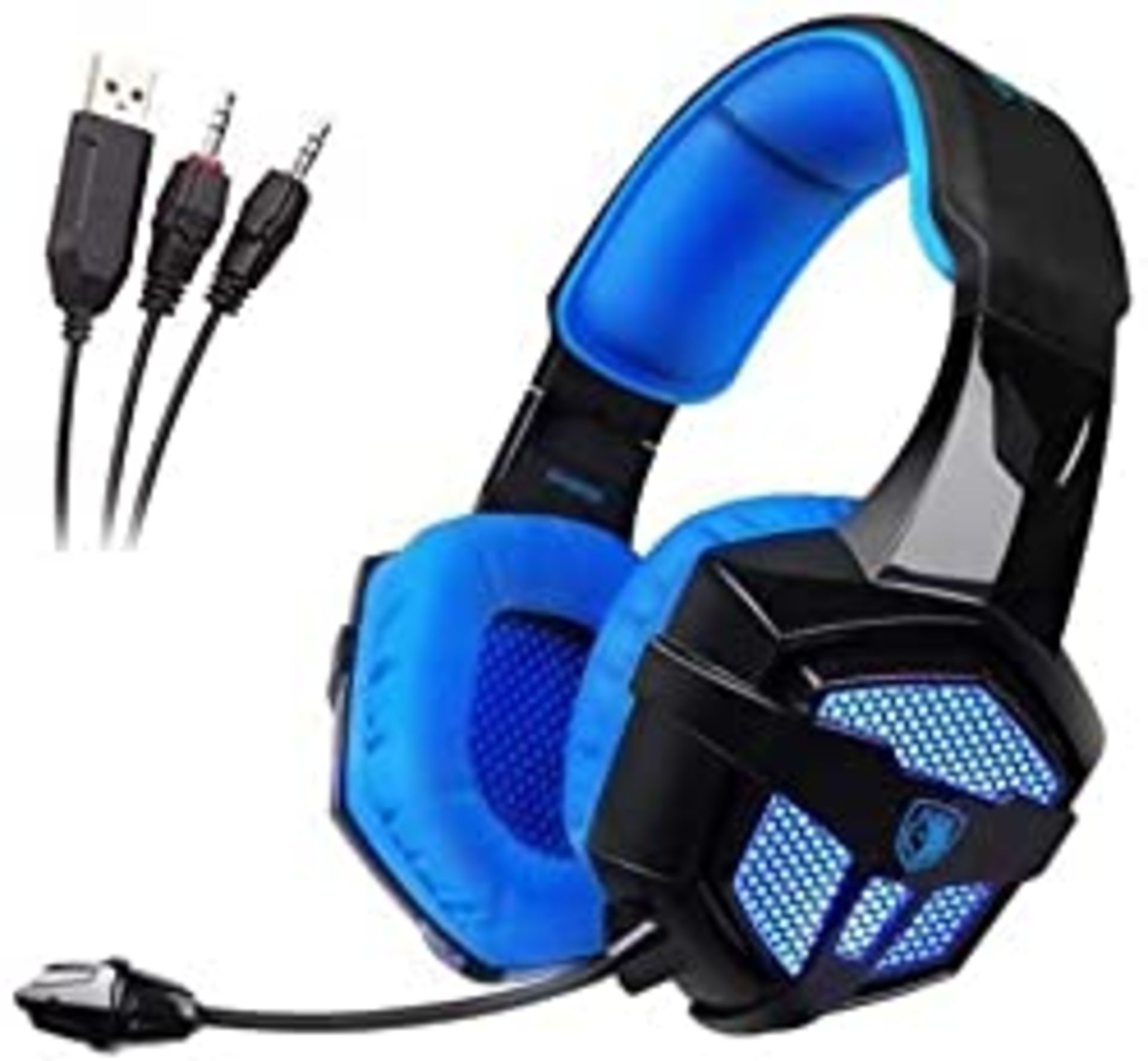 RRP £12.74 Gaming Headset SA806 3.5mm Wired Computer over Ear