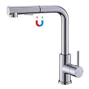 RRP £55.99 Tohlar Kitchen Sink Mixer Taps Chrome with Magnetic