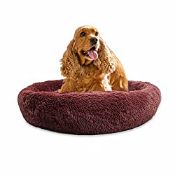 RRP £17.23 Pet Prime Soft Round Dog Bed Donut Dog Bed Luxurious