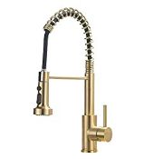RRP £65.99 Gold Kitchen Tap