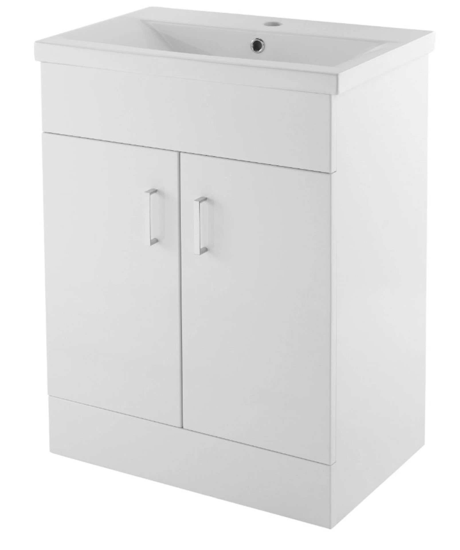 RRP £129.99 Hayden 600 x 400 white gloss bathroom cabinet Brand New