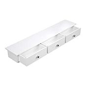 RRP £37.85 SONGMICS Floating Wall Shelf with 3 Drawers