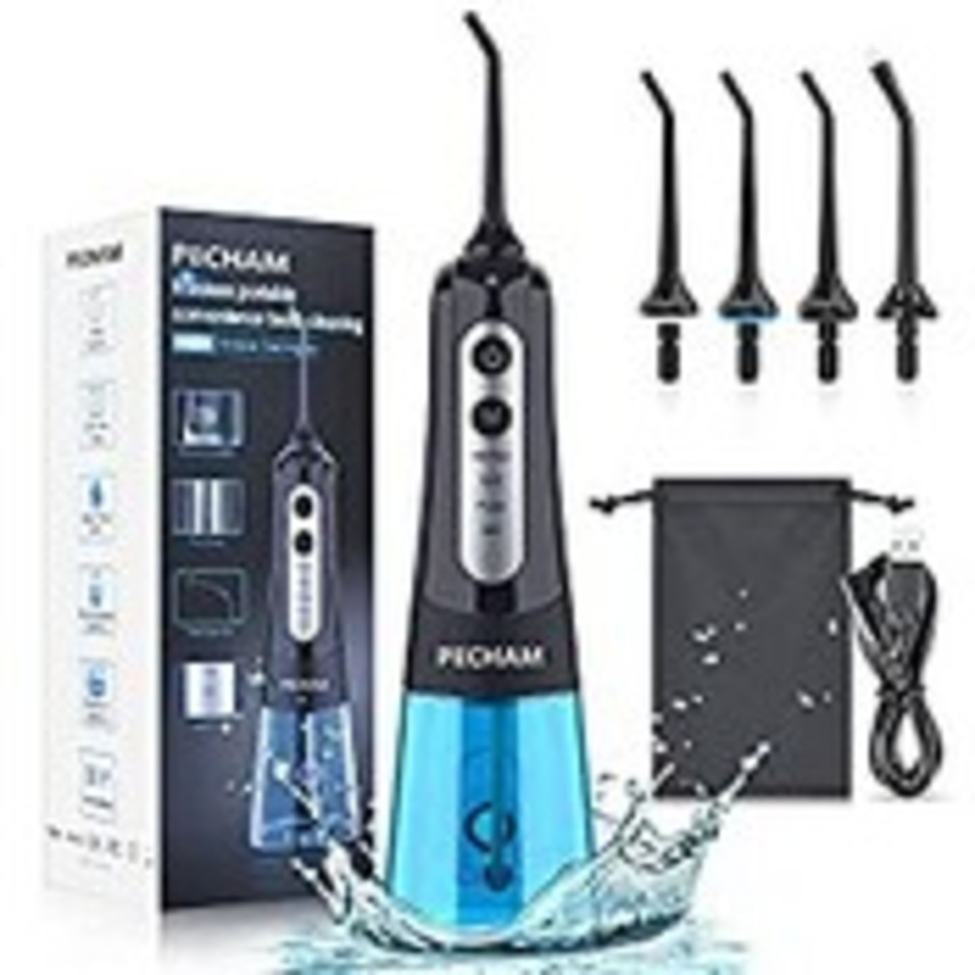 RRP £22.09 Upgraded Cordless Water Flosser for Teeth