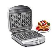 RRP £18.98 Square Waffle Maker Iron Machine 1000W I Adjustable