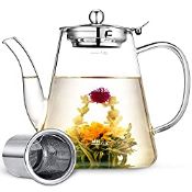RRP £17.99 Glass Teapot