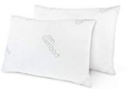 RRP £42.55 Zen Bamboo Pillows - King Size