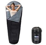 RRP £24.98 ACTIVE FOREVER Mummy Sleeping Bag Adults Lightweight