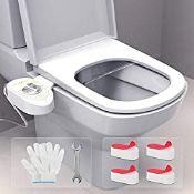 RRP £26.99 Decorus Bidet Toilet Seat Attachment Sprayer Self Cleaning