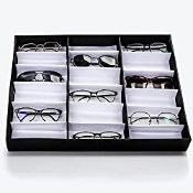 RRP £31.99 Kurtzy Lockable Sunglasses Display Organiser Box