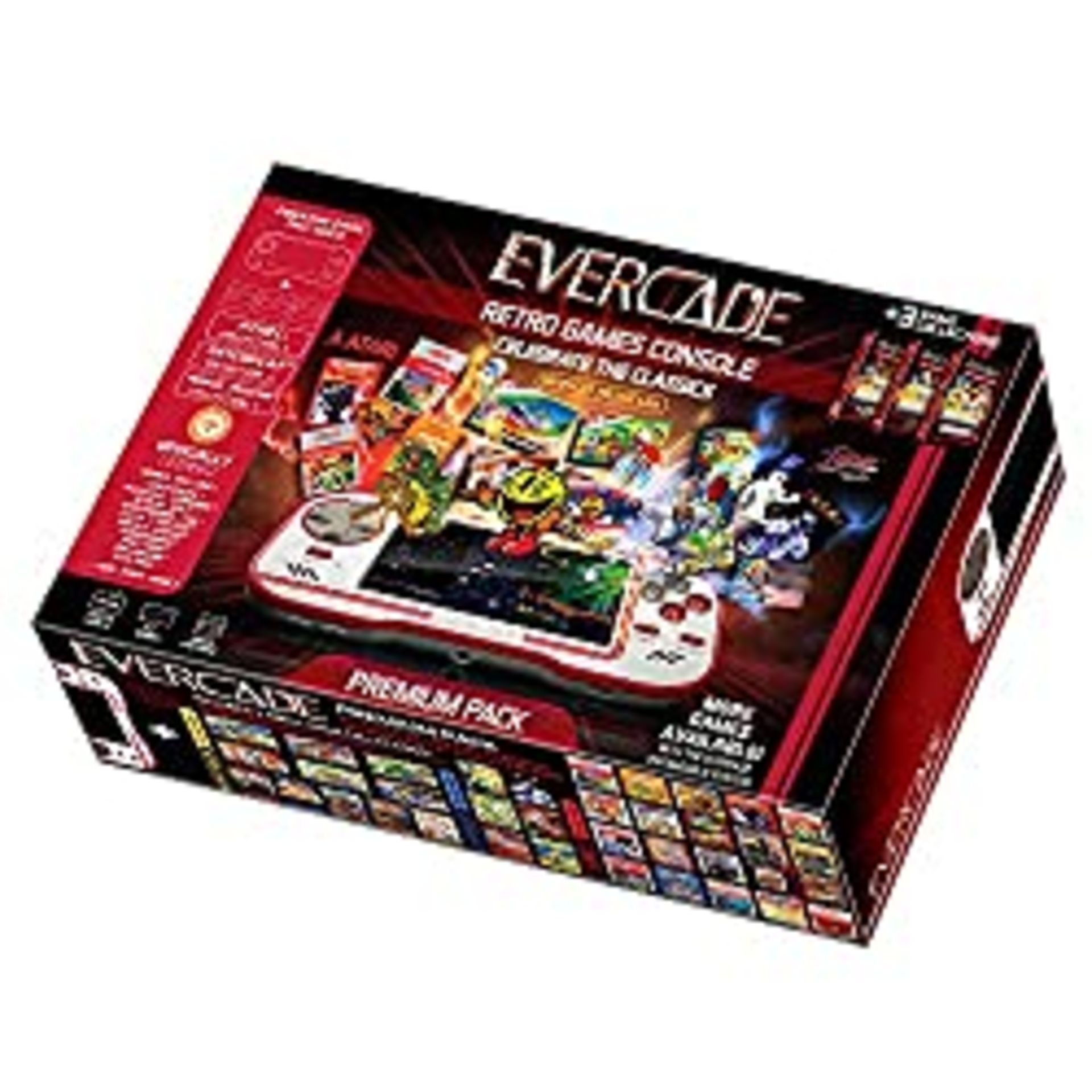 RRP £124.00 Evercade Retro Handheld Premium Pack