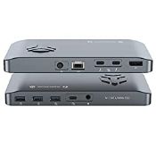 RRP £263.65 Thunderbolt 3 Dock with SATA/NVMe Slot & Fan