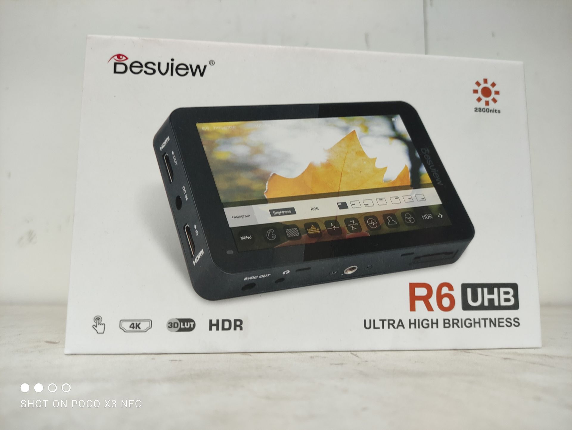 RRP £249.00 Desview R6 Camera Field Monitor 5.5 inch 2800 Nits - Image 2 of 2